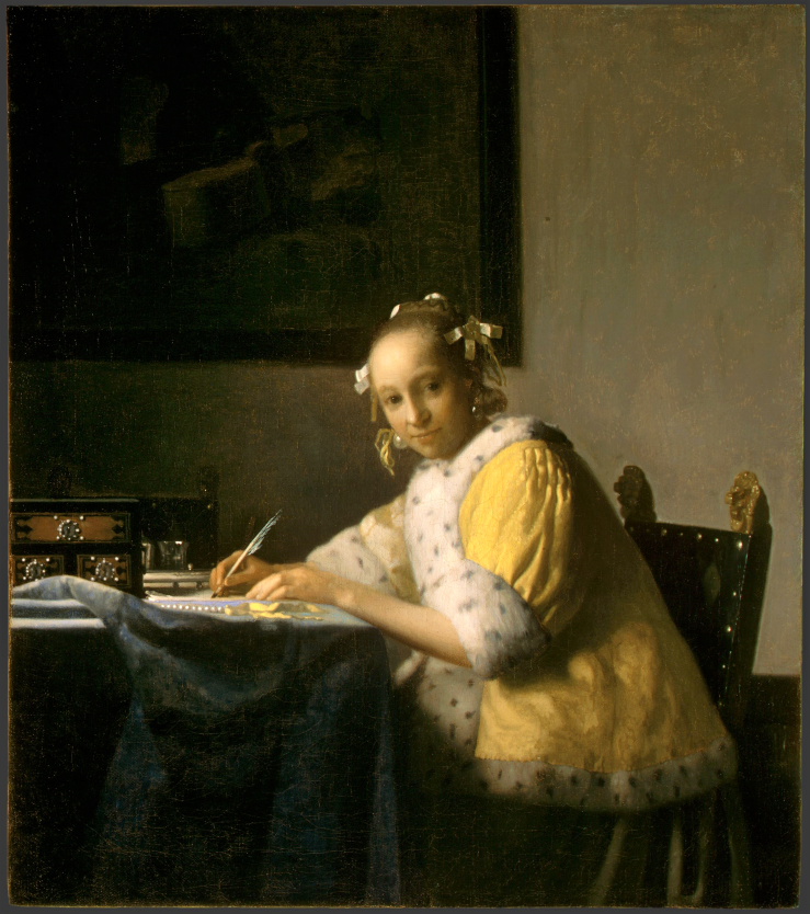 A_Lady_Writing_by_Johannes_Vermeer,_1665-6